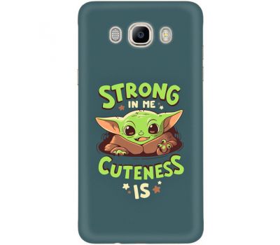 Силіконовий чохол BoxFace Samsung J710 Galaxy J7 2016 Strong in me Cuteness is (25138-up2337)