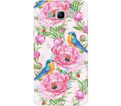 Силіконовий чохол BoxFace Samsung J710 Galaxy J7 2016 Birds and Flowers (25138-up2376)