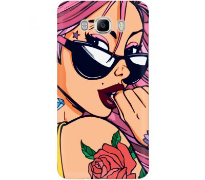 Силіконовий чохол BoxFace Samsung J710 Galaxy J7 2016 Pink Girl (25138-up2388)