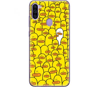 Силіконовий чохол BoxFace Samsung M115 Galaxy M11 Yellow Ducklings (39780-up2428)