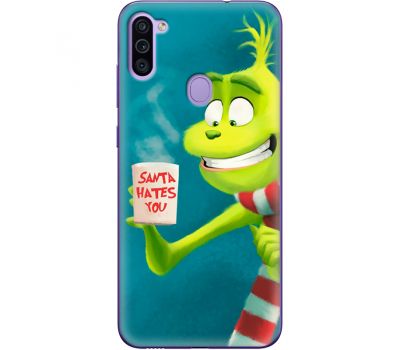 Силіконовий чохол BoxFace Samsung M115 Galaxy M11 Santa Hates You (39780-up2449)