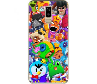 Силіконовий чохол BoxFace Samsung J810 Galaxy J8 2018 friends brawl stars (34856-up2403)