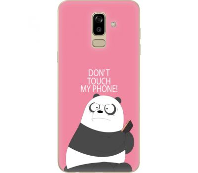 Силіконовий чохол BoxFace Samsung J810 Galaxy J8 2018 Dont Touch My Phone Panda (34856-up2425)