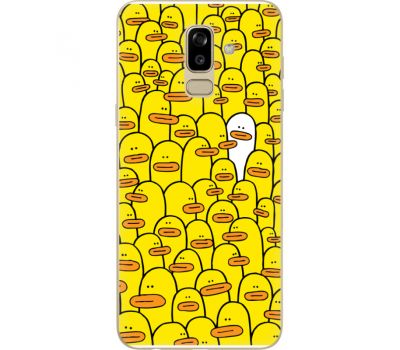 Силіконовий чохол BoxFace Samsung J810 Galaxy J8 2018 Yellow Ducklings (34856-up2428)