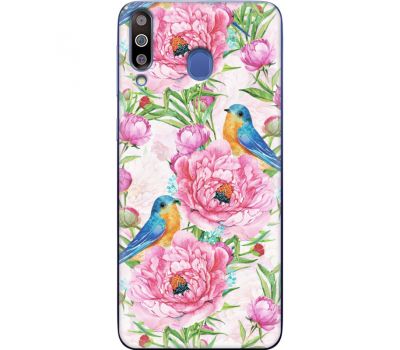 Силіконовий чохол BoxFace Samsung M305 Galaxy M30 Birds and Flowers (36973-up2376)