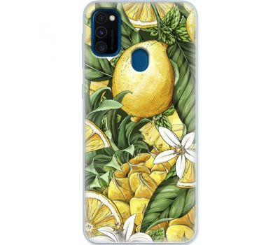 Силіконовий чохол BoxFace Samsung M215 Galaxy M21 Lemon Pattern (39465-up2415)