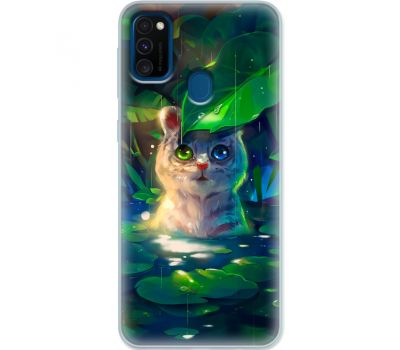 Силіконовий чохол BoxFace Samsung M215 Galaxy M21 White Tiger Cub (39465-up2452)