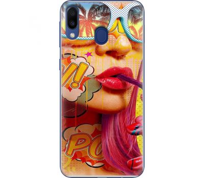 Силіконовий чохол BoxFace Samsung M205 Galaxy M20 Yellow Girl Pop Art (36205-up2442)