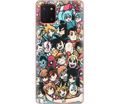 Силіконовий чохол BoxFace Samsung N770 Galaxy Note 10 Lite Anime Stickers (38845-up2458)