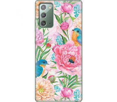 Силіконовий чохол BoxFace Samsung N980 Galaxy Note 20 Birds in Flowers (40568-up2374)