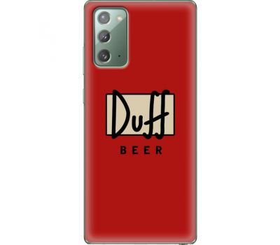 Силіконовий чохол BoxFace Samsung N980 Galaxy Note 20 Duff beer (40568-up2427)