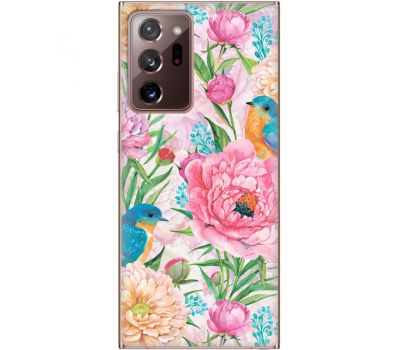 Силіконовий чохол BoxFace Samsung N985 Galaxy Note 20 Ultra Birds in Flowers (40573-up2374)