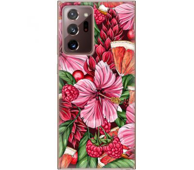 Силіконовий чохол BoxFace Samsung N985 Galaxy Note 20 Ultra Tropical Flowers (40573-up2416)