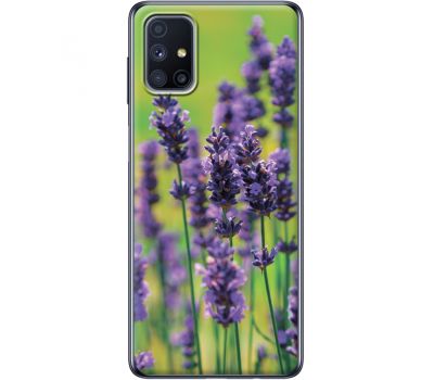 Силіконовий чохол BoxFace Samsung M515 Galaxy M51 Green Lavender (40937-up2245)