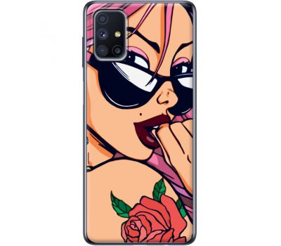 Силіконовий чохол BoxFace Samsung M515 Galaxy M51 Pink Girl (40937-up2388)