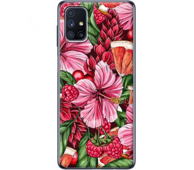 Силіконовий чохол BoxFace Samsung M515 Galaxy M51 Tropical Flowers (40937-up2416)