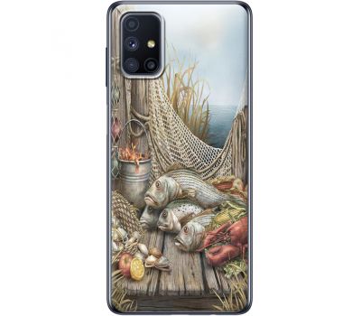 Силіконовий чохол BoxFace Samsung M515 Galaxy M51 Удачная рыбалка (40937-up2418)
