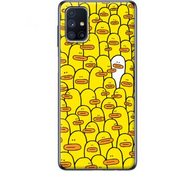 Силіконовий чохол BoxFace Samsung M515 Galaxy M51 Yellow Ducklings (40937-up2428)