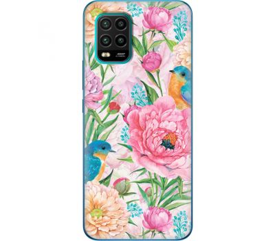 Силіконовий чохол BoxFace Xiaomi Mi 10 Lite Birds in Flowers (39438-up2374)