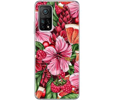 Силіконовий чохол BoxFace Xiaomi Mi 10T/ Mi 10T Pro Tropical Flowers (41069-up2416)