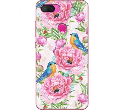 Силіконовий чохол BoxFace Xiaomi Mi 8 Lite Birds and Flowers (35658-up2376)