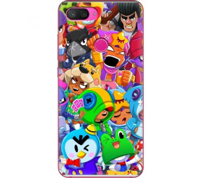 Силіконовий чохол BoxFace Xiaomi Mi 8 Lite friends brawl stars (35658-up2403)