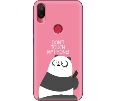Силіконовий чохол BoxFace Xiaomi Mi Play Dont Touch My Phone Panda (36652-up2425)
