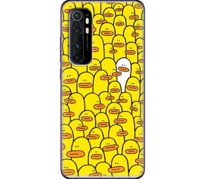 Силіконовий чохол BoxFace Xiaomi Mi Note 10 Lite Yellow Ducklings (39811-up2428)