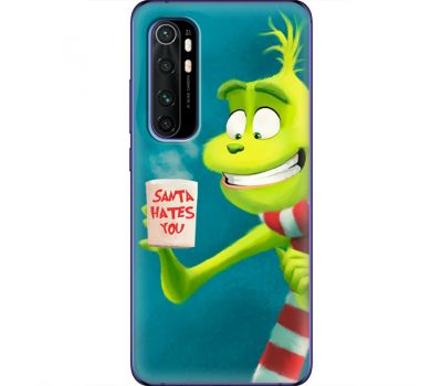 Силіконовий чохол BoxFace Xiaomi Mi Note 10 Lite Santa Hates You (39811-up2449)