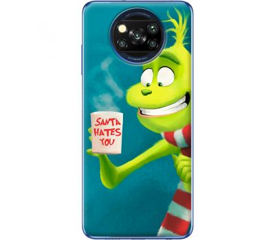 Силіконовий чохол BoxFace Xiaomi Poco X3 Santa Hates You (41288-up2449)