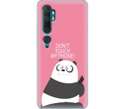 Силіконовий чохол BoxFace Xiaomi Mi Note 10 / Mi Note 10 Pro Dont Touch My Phone Panda (38537-up2425)
