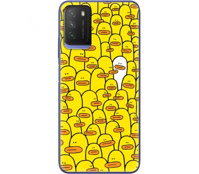 Силіконовий чохол BoxFace Xiaomi Poco M3 Yellow Ducklings (41586-up2428)