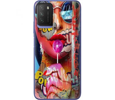 Силіконовий чохол BoxFace Xiaomi Poco M3 Colorful Girl (41586-up2443)