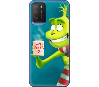 Силіконовий чохол BoxFace Xiaomi Poco M3 Santa Hates You (41586-up2449)