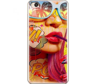 Силіконовий чохол BoxFace Xiaomi Redmi 4A Yellow Girl Pop Art (28935-up2442)