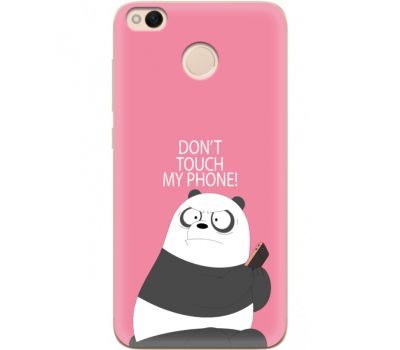 Силіконовий чохол BoxFace Xiaomi Redmi 4x Dont Touch My Phone Panda (29367-up2425)