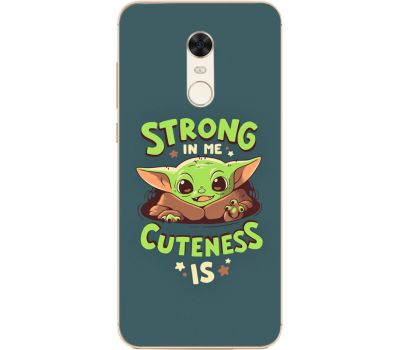 Силіконовий чохол BoxFace Xiaomi Redmi 5 Plus Strong in me Cuteness is (32522-up2337)