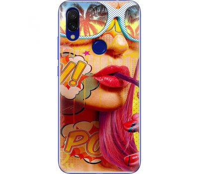 Силіконовий чохол BoxFace Xiaomi Redmi 7 Yellow Girl Pop Art (36506-up2442)