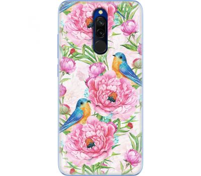 Силіконовий чохол BoxFace Xiaomi Redmi 8 Birds and Flowers (38411-up2376)