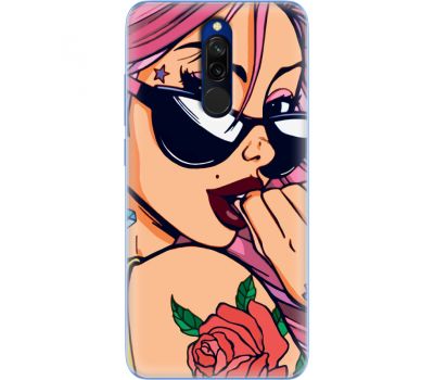 Силіконовий чохол BoxFace Xiaomi Redmi 8 Pink Girl (38411-up2388)