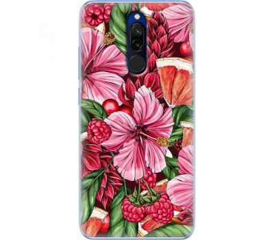 Силіконовий чохол BoxFace Xiaomi Redmi 8 Tropical Flowers (38411-up2416)