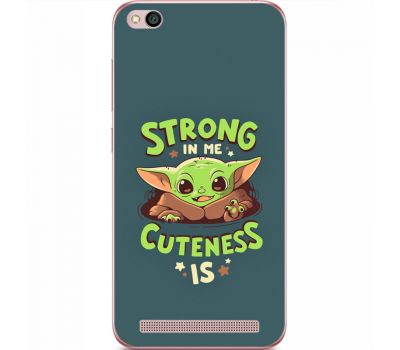 Силіконовий чохол BoxFace Xiaomi Redmi 5A Strong in me Cuteness is (32506-up2337)