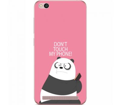 Силіконовий чохол BoxFace Xiaomi Redmi 5A Dont Touch My Phone Panda (32506-up2425)