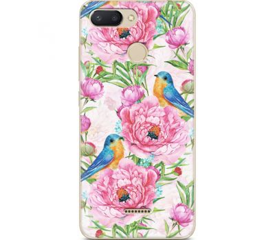 Силіконовий чохол BoxFace Xiaomi Redmi 6 Birds and Flowers (34858-up2376)