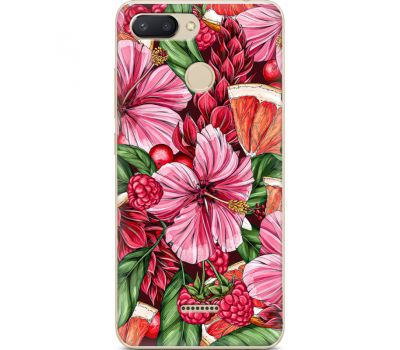Силіконовий чохол BoxFace Xiaomi Redmi 6 Tropical Flowers (34858-up2416)
