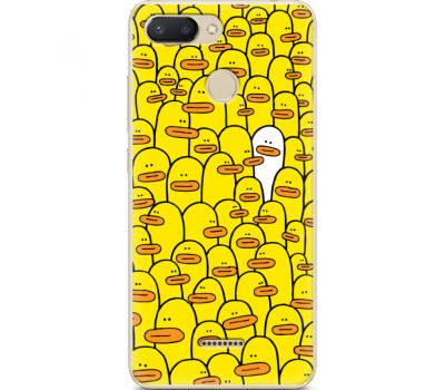 Силіконовий чохол BoxFace Xiaomi Redmi 6 Yellow Ducklings (34858-up2428)