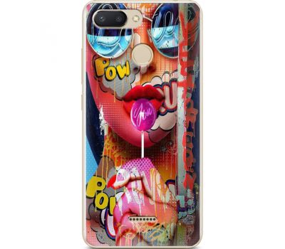 Силіконовий чохол BoxFace Xiaomi Redmi 6 Colorful Girl (34858-up2443)