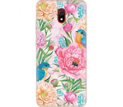 Силіконовий чохол BoxFace Xiaomi Redmi 8A Birds in Flowers (38341-up2374)