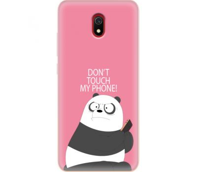 Силіконовий чохол BoxFace Xiaomi Redmi 8A Dont Touch My Phone Panda (38341-up2425)