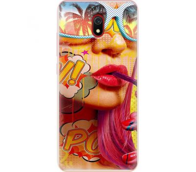 Силіконовий чохол BoxFace Xiaomi Redmi 8A Yellow Girl Pop Art (38341-up2442)